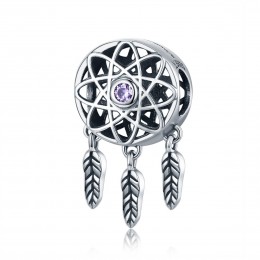 Talisman argint Dream Catcher Silver Purple